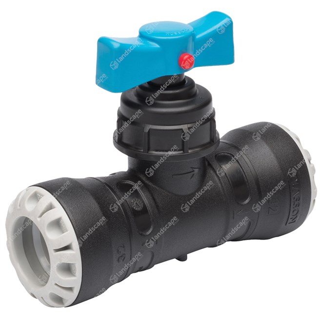 Plasson MDPE Stopcocks/Isolating Valves PushFit